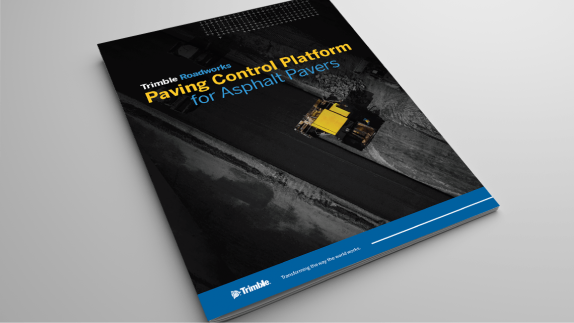 Black book with the title Paving Control Platforms