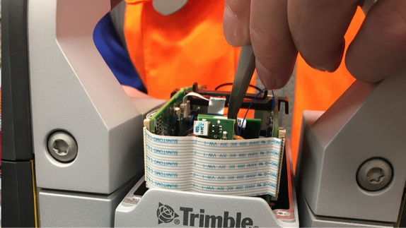 trimble gadget being fixed